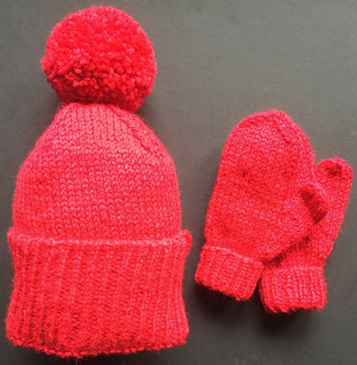 Infant San Francisco 49ers Shearling Ears Hat & Mittens Set